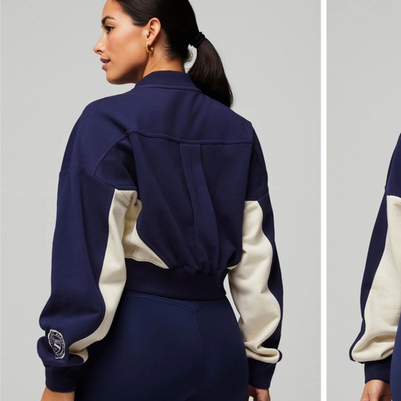 Fabletics Year Round Terry Bomber - Picture 2 of 8